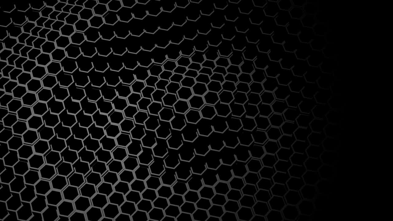 Background of Animated Hexagons