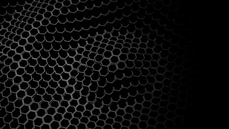 background of animated hexagons