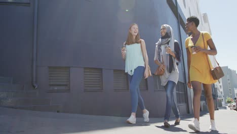 young adult female friends hanging out together