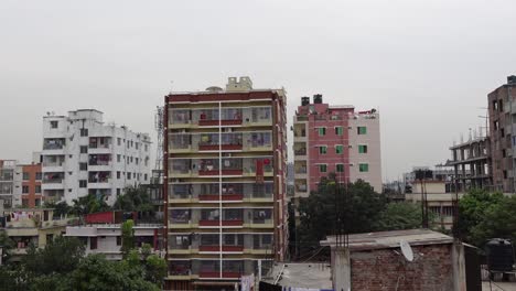 edificios residenciales en una ciudad en desarrollo