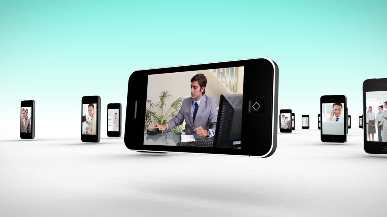 일하는 사업가들