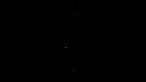 drone view of cars driving by at night