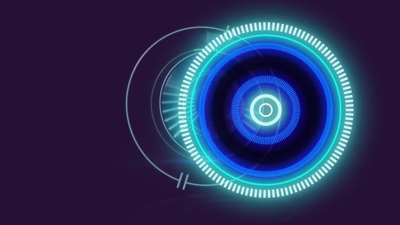 animación del alcance de la exploración sobre un fondo oscuro