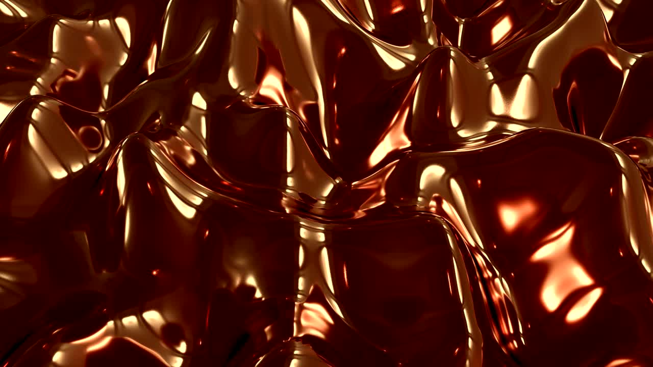 4K Abstrakt Flydende Metal.