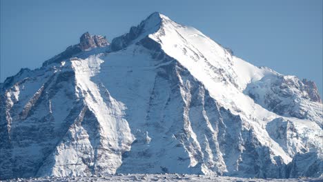 Timelapse-of-Almirante-Nieto-Mountain-of-Patagonia,-Andes,-Chile