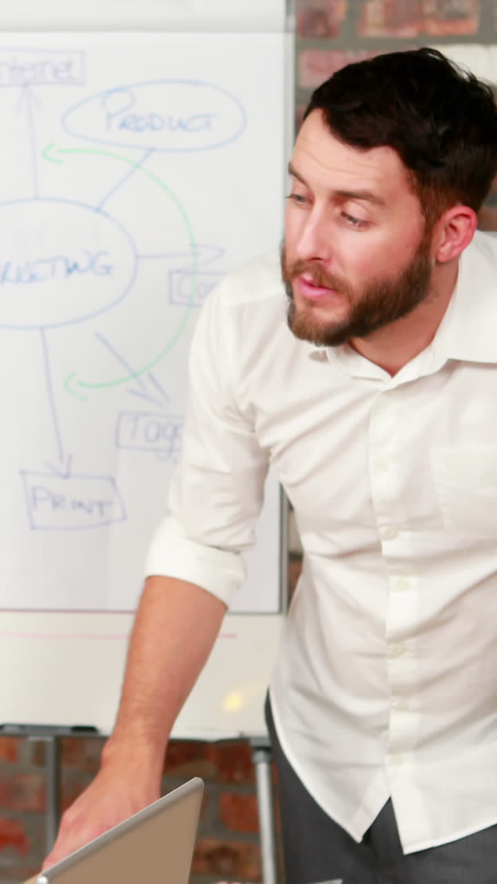 equipo de negocios casuales teniendo una reunión