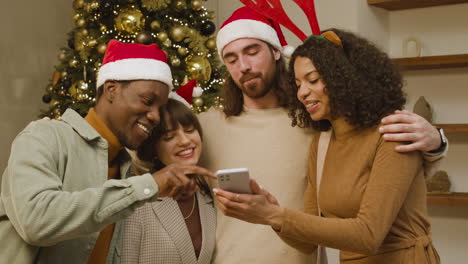 group of friends having a good time