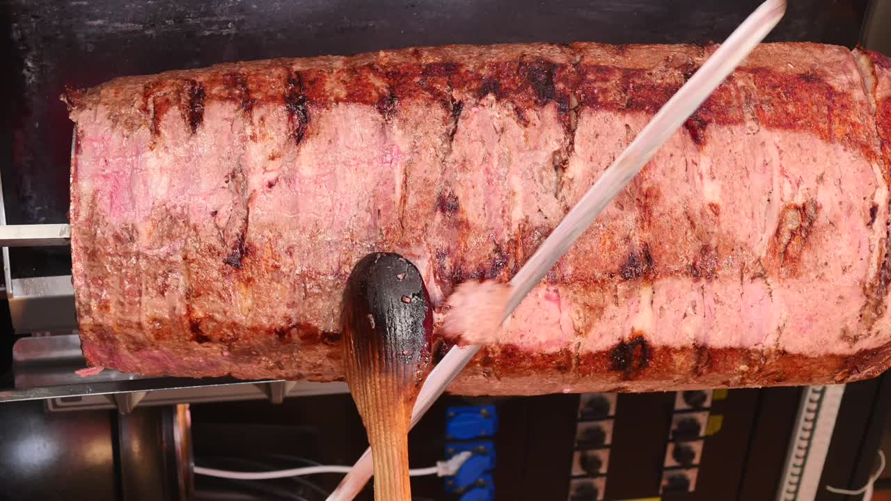 Doner Kebab Grilling