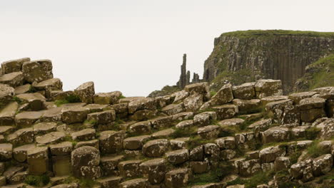 "Chimney-stacks"---weathered-basalt-formations