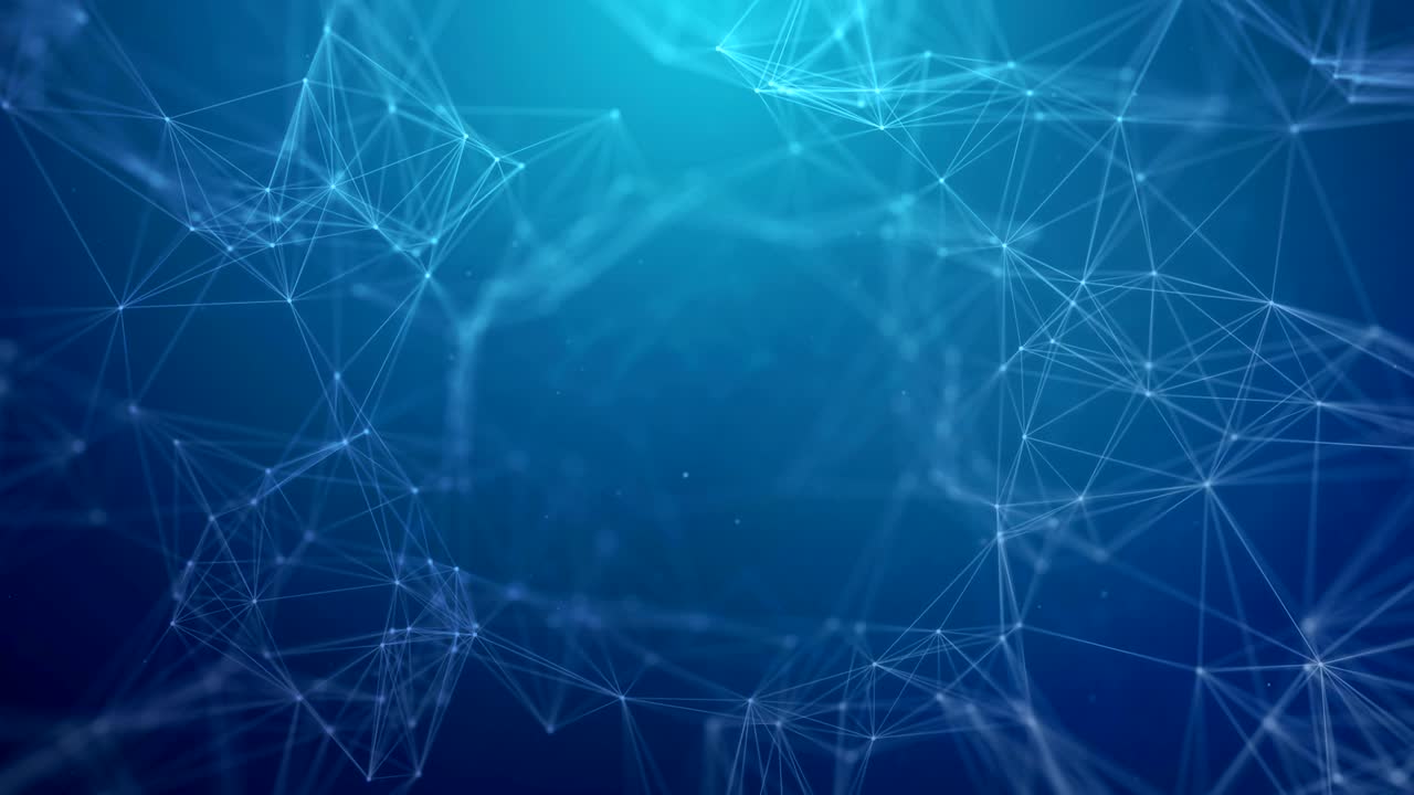 Network abstract connection isolated background.