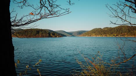 timelaps of a beautiful reservoir in germany-1