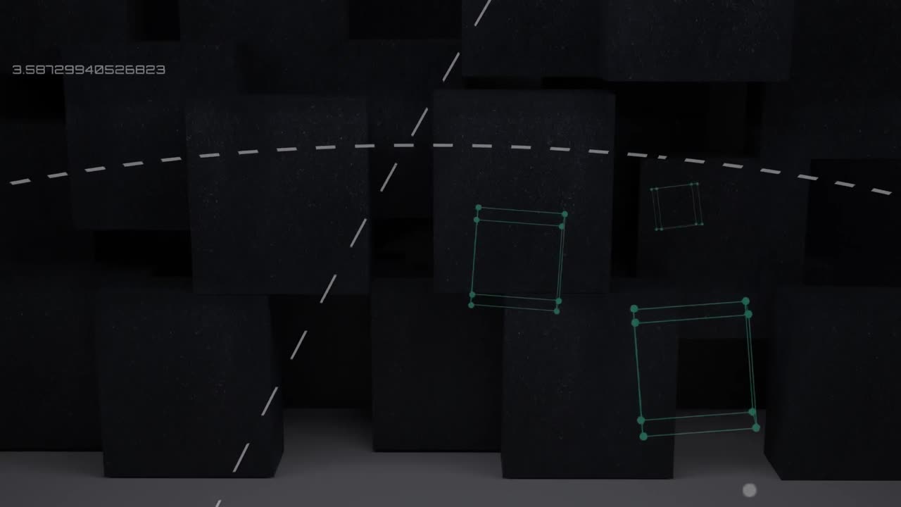 procesamiento de datos contra un fondo negro