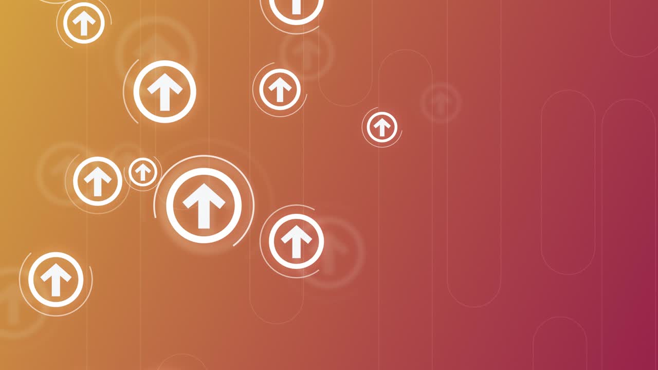 Circular Arrow Background. Abstract clean, simple and shiny background animation. Beautiful motion design. The concepts of business, finance, technology, futuristic, internet, data, fiber optic, edu, web, mobile, loopable elements