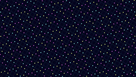 Colorful-grid-of-dots-on-a-black-background