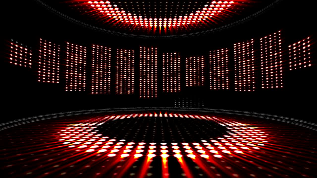 음악 파동 방, 조명 전구 애니메이션, 렌더링, 배경, 루프