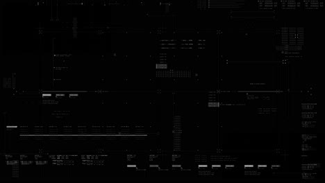 futuristic hud-ui template with alpha channel for seamless overlay