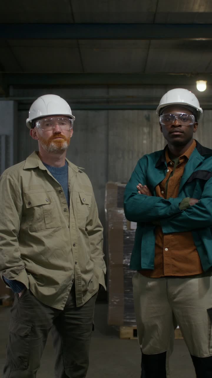 Two Workers in Industrial Setting