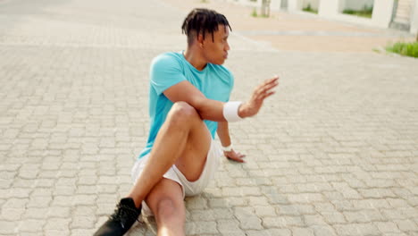 Exercise,-stretching-and-man-on-floor-for-fitness