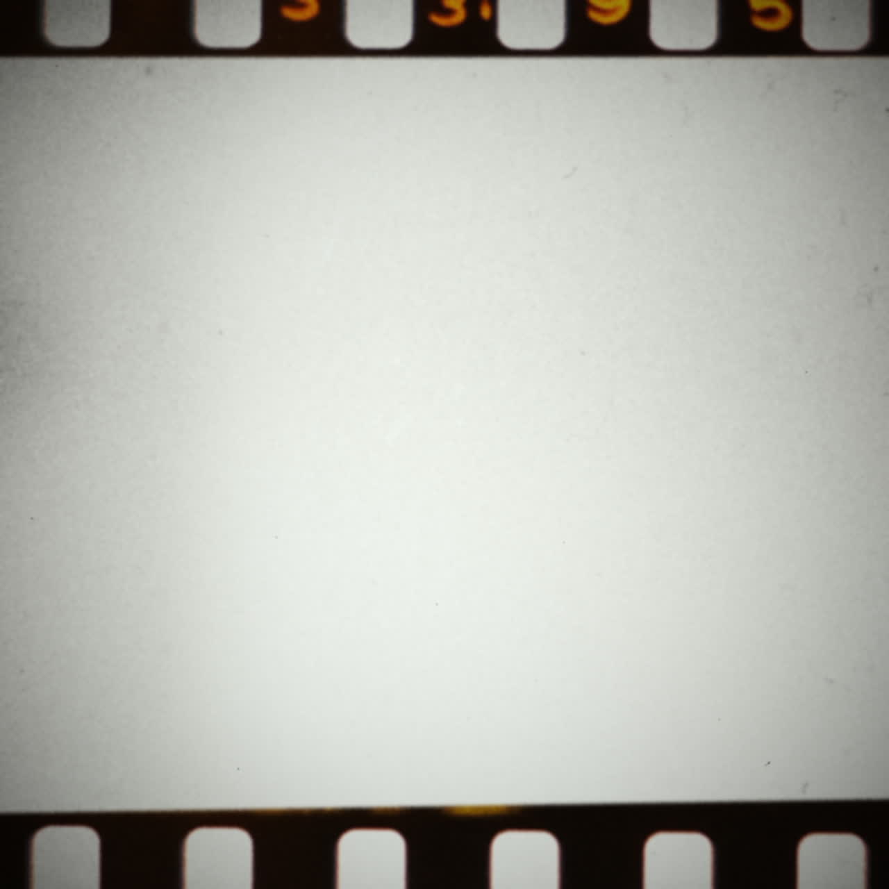 marco de película en blanco