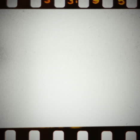 marco de película en blanco