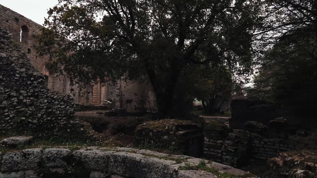 알바니아의 부트린트, 영화 같은 장소 - 4k의 유네스코 세계 유산 센터