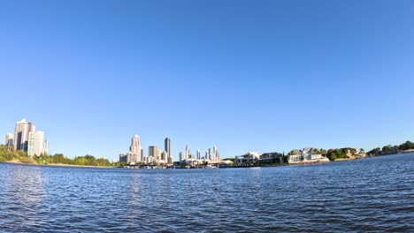 panoramic view of gold coast skyline