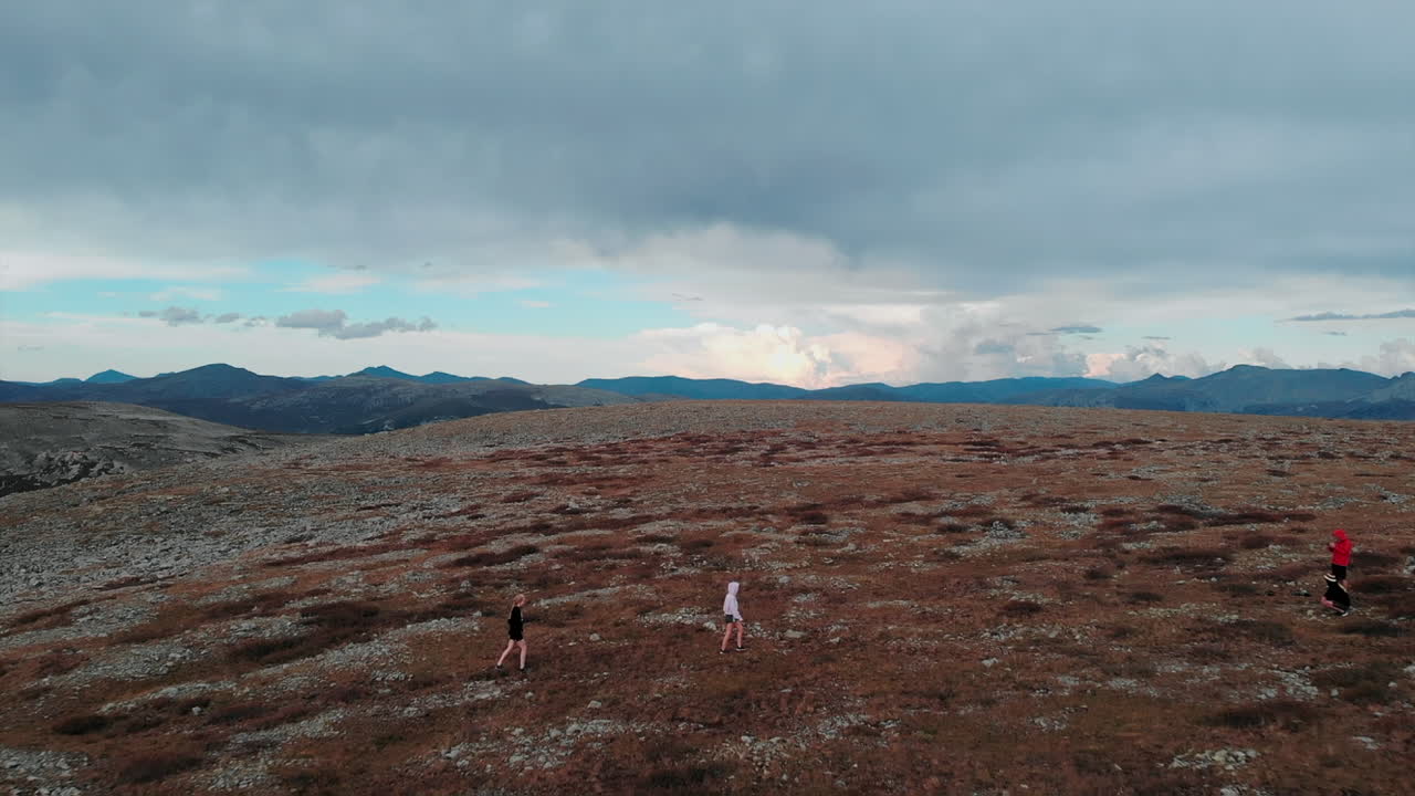 Mountain Landscape with People