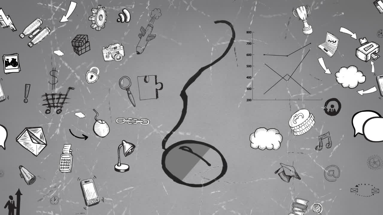 compuesto digital de un ratón de computadora