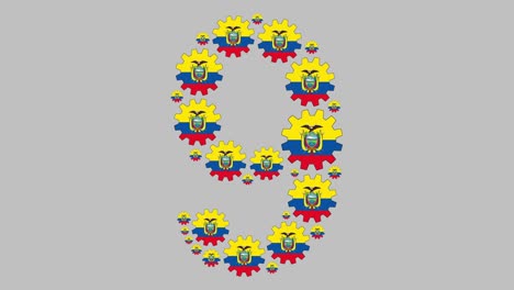 número nueve ecuatoriano