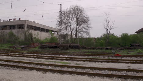 Antigua-Estación-De-Tren-En-Bulgaria-Poscomunista-En-Europa-Oriental