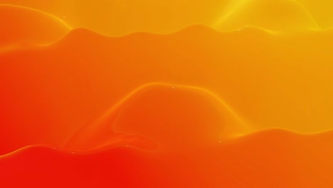 stylish abstract looped background, changing surface of soft translucent material like peach jelly. creative soft bright 3d bg with inner glow for festive events 4k. red orange yellow gradient.