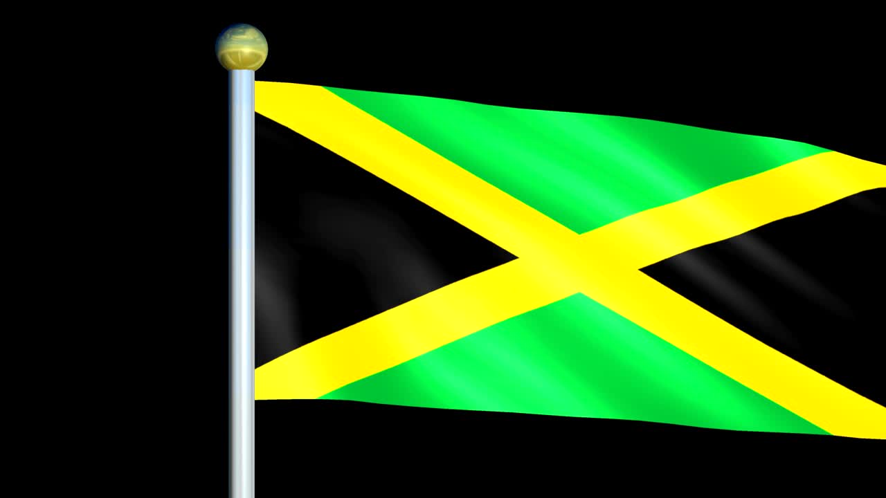 자메이카의 큰 루핑 애니메이션 발