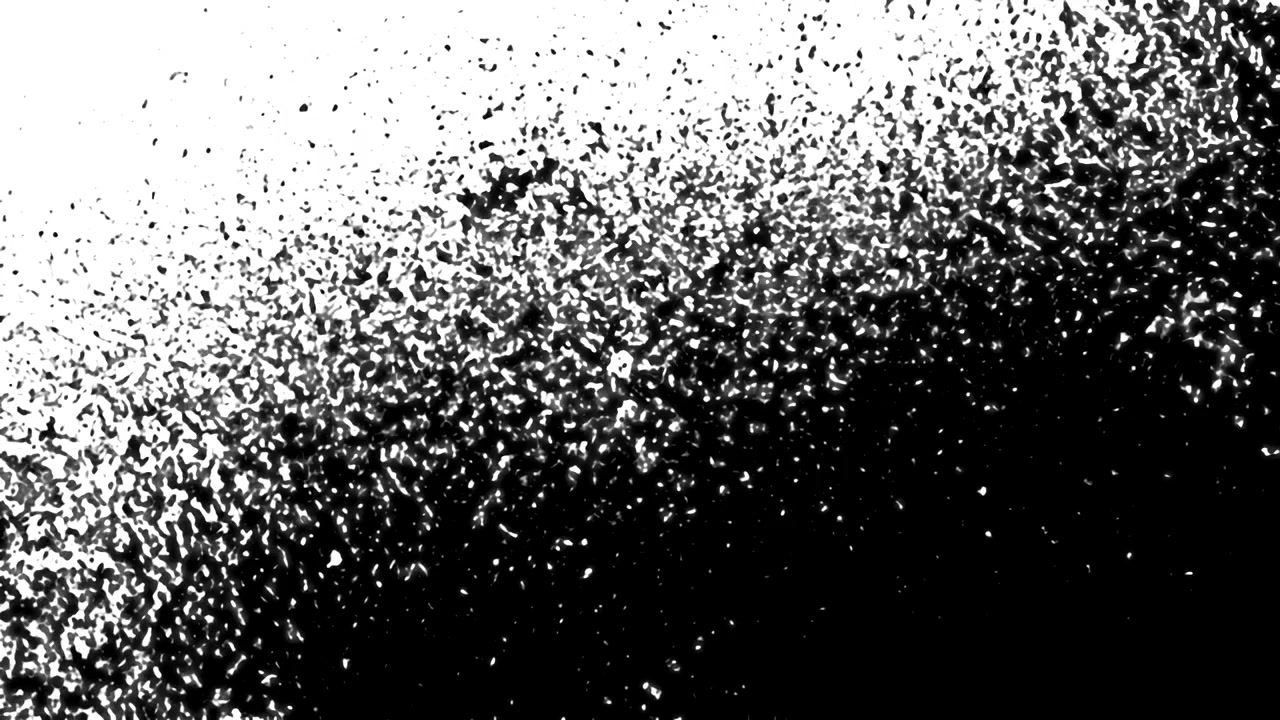 Transizione Astratta di Rivelazione con Effetto Grana Bianco e Nero