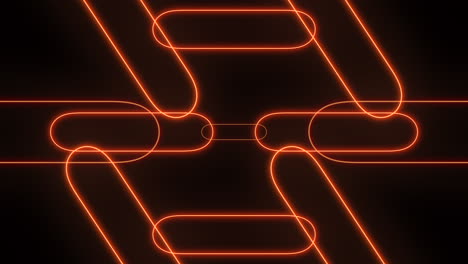 una cadena de luces de neón brillante que ilumina el poder de la unidad