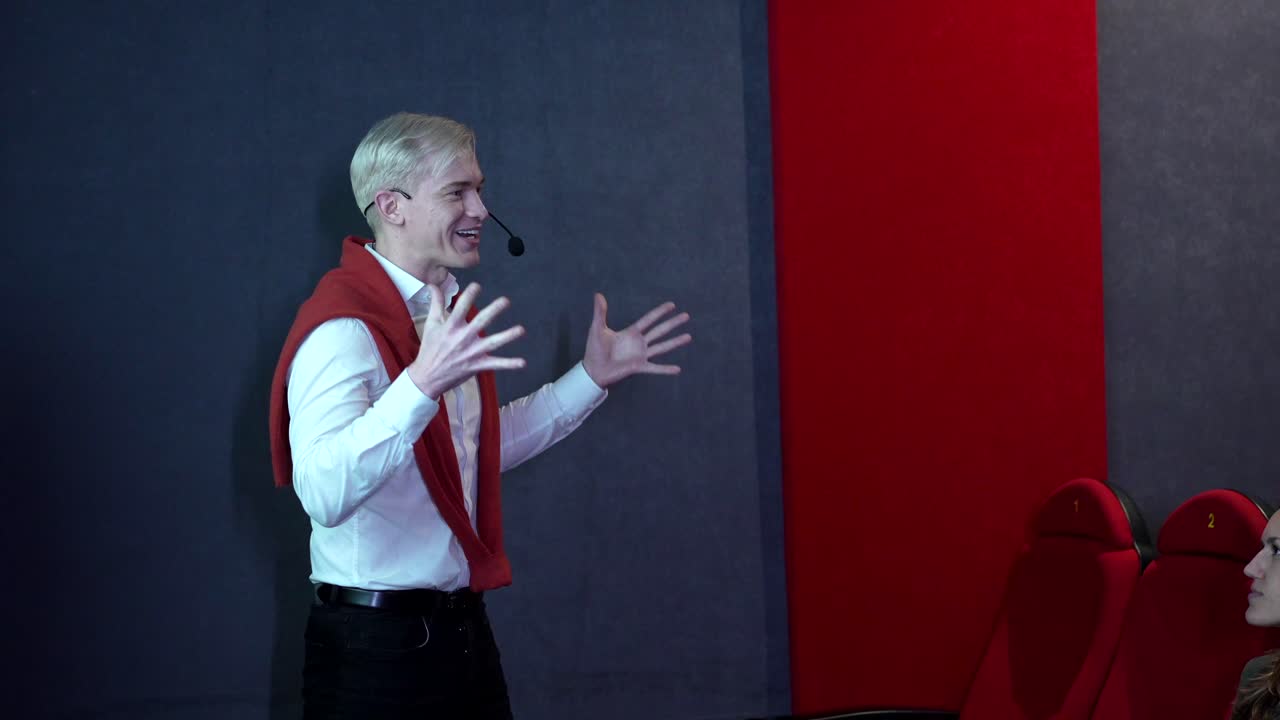 Audience in a Movie Theater