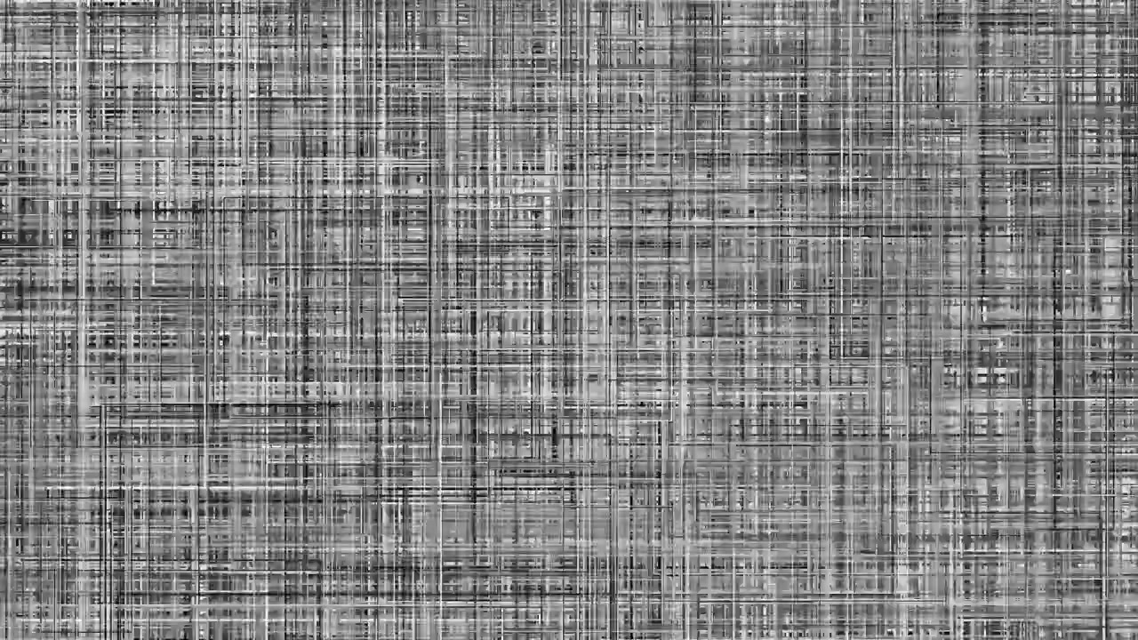 Seamless Loop of Abstract Gray Grid Lines Pattern