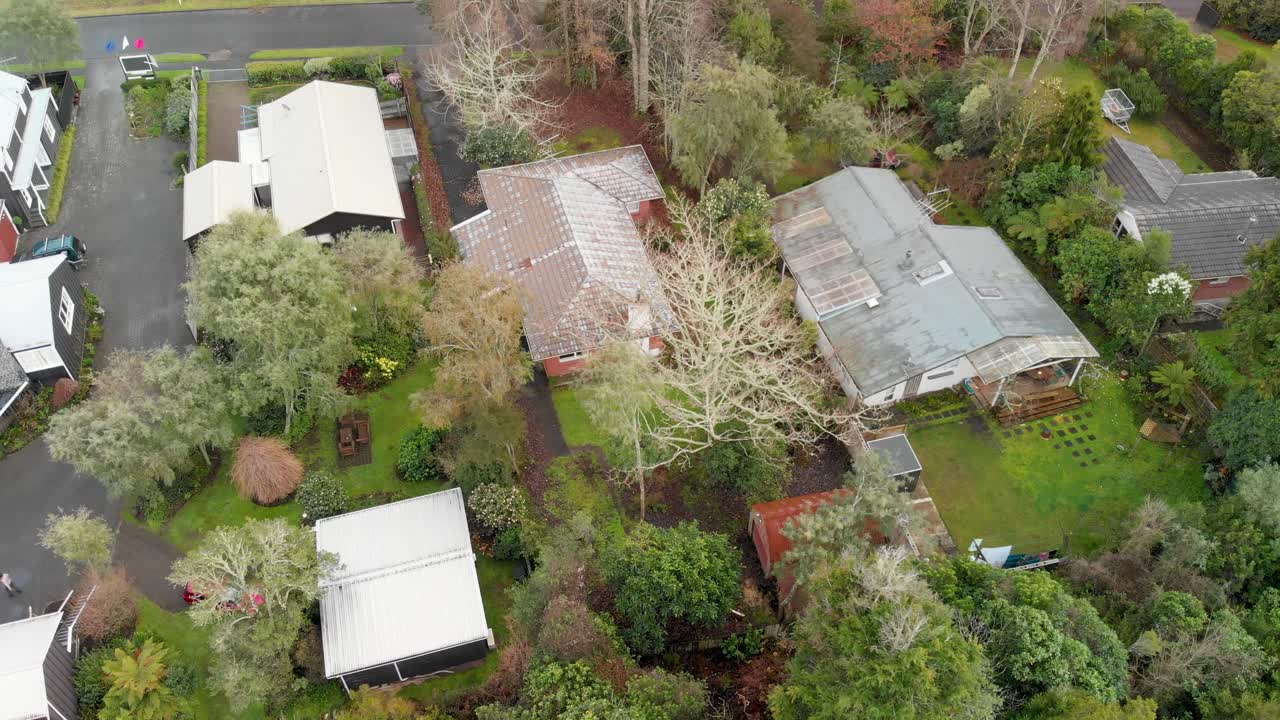 ареальный вид на туранги хоумс, новая зеландия