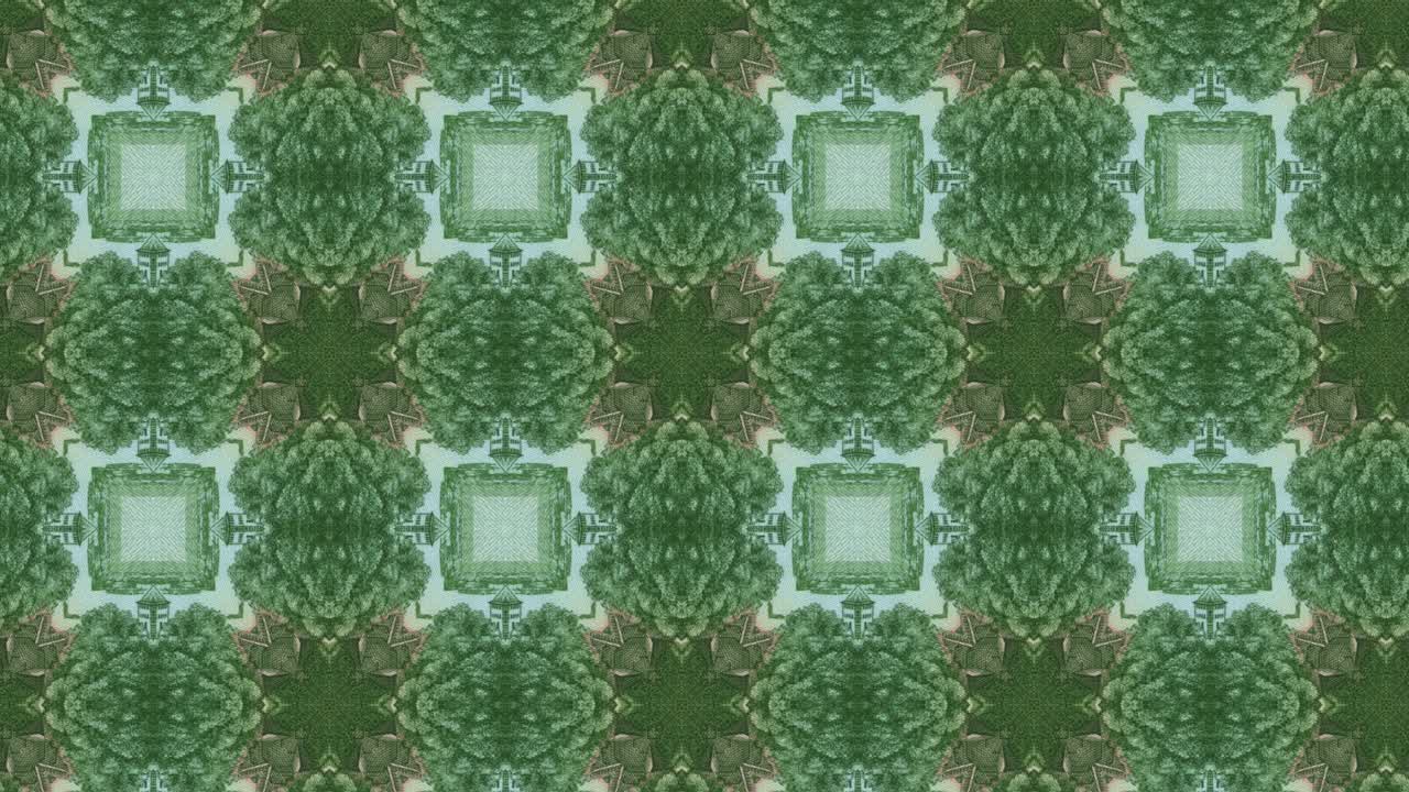 billete de dinero de rublo ruso mosaico en fondo animado abstracto. negocio creativo gráfico de movimiento bucle sin costuras