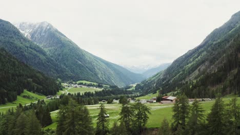 alpine valley scenery