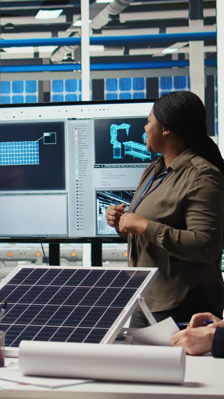 Vertical video Photovoltaics plant researchers optimize equipment for better energy absorption