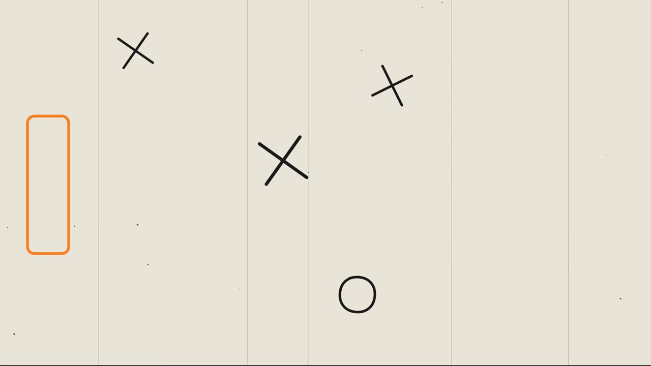 Abstract Motion Graphics with Geometric Shapes and Film Grain Texture