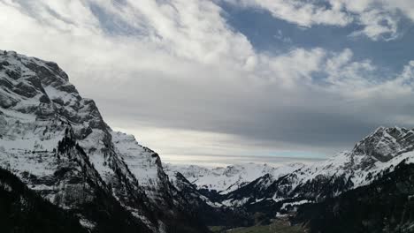 Klöntalersee-Switzerland-Glarus-view-of-how-grand-the-alps-are-in-this-valley---perfect-time-lapse-candidate