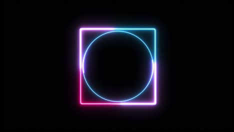 texto señal de neón brillo color movimiento fondo de arte sin costuras pantalla de movimiento abstracto