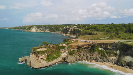 Wide-aerial-shot-of-the-Balangan-Wedding-Cliff-near-the-Balangan-Beach-in-Bali