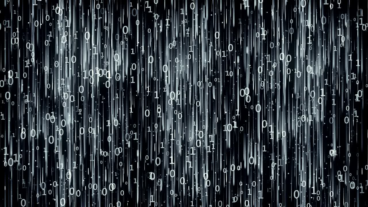 Data Digital Code Dark Background