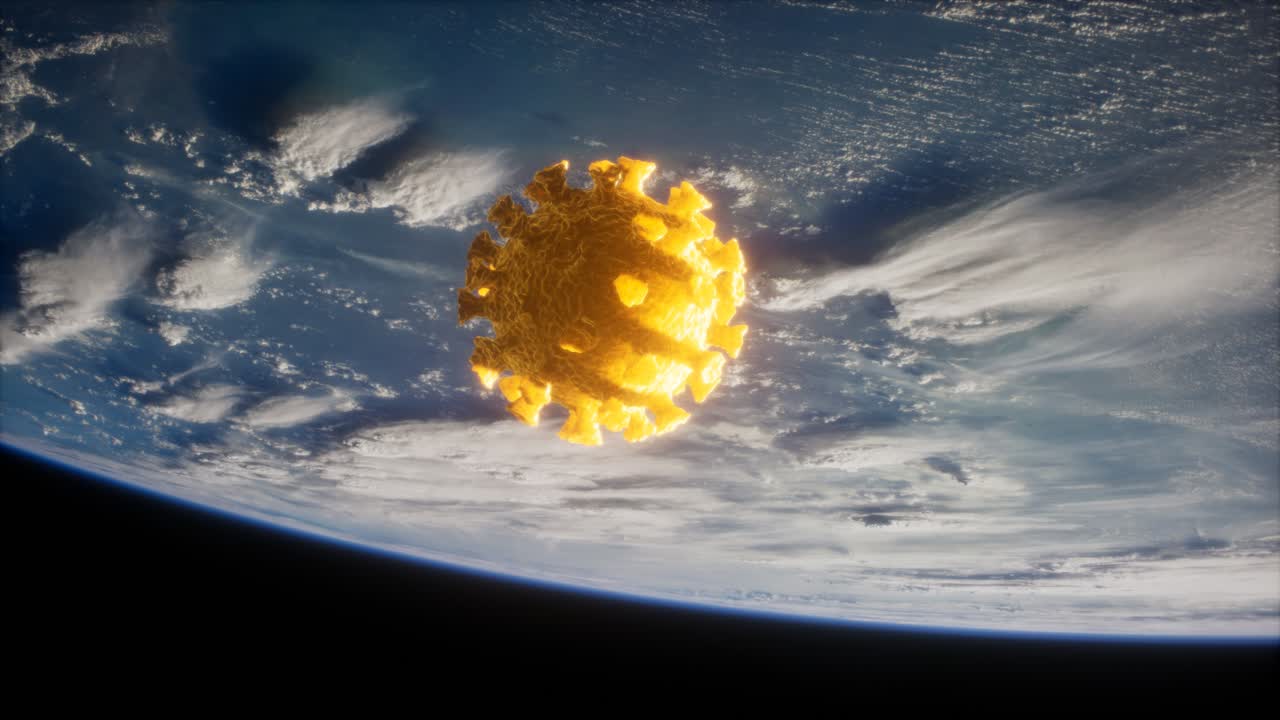 coronavirus covid-19 en la órbita de la tierra