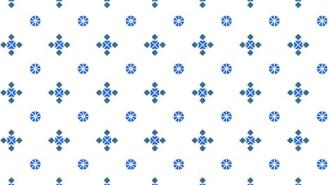 Computerized digital prints of small flowers and crosses on white background for interior decor