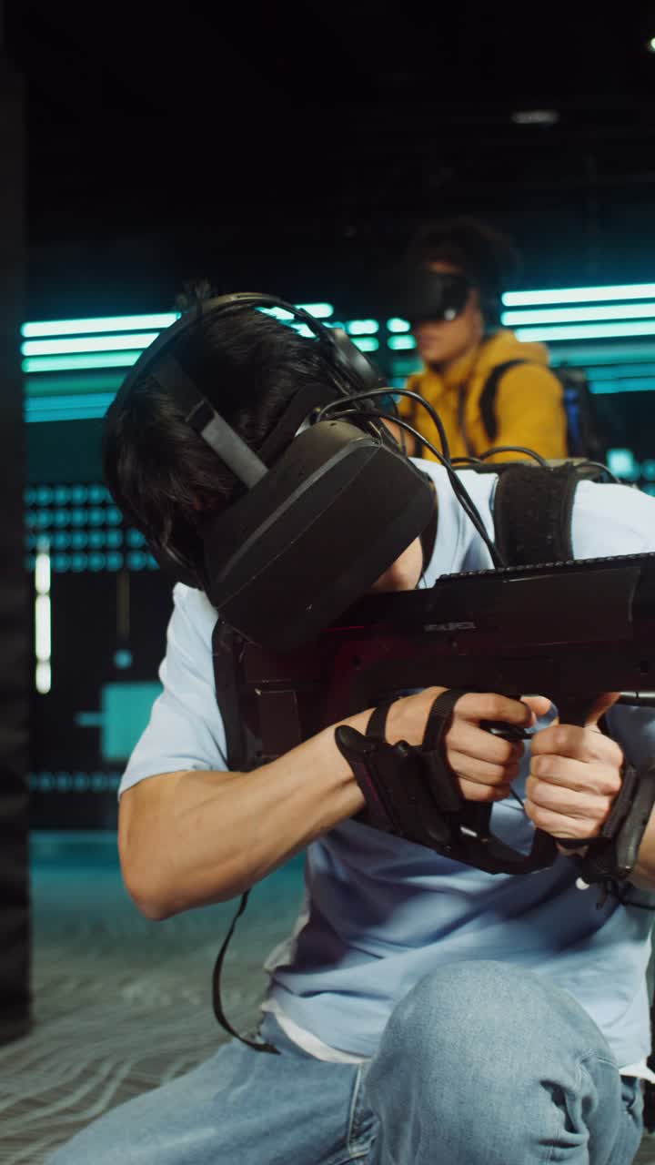 People Enjoying Virtual Reality Gaming