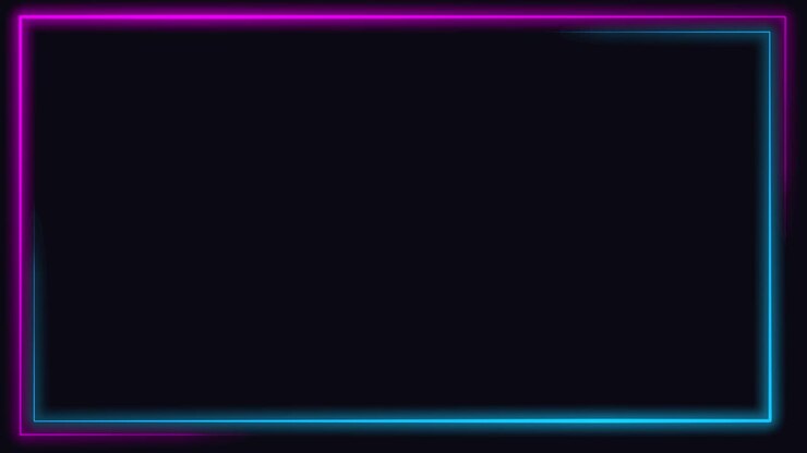 Abstract seamless background blue purple spectrum loop animation Fluorescent UV light 4k glowing neon line Abstract background web neon box template.