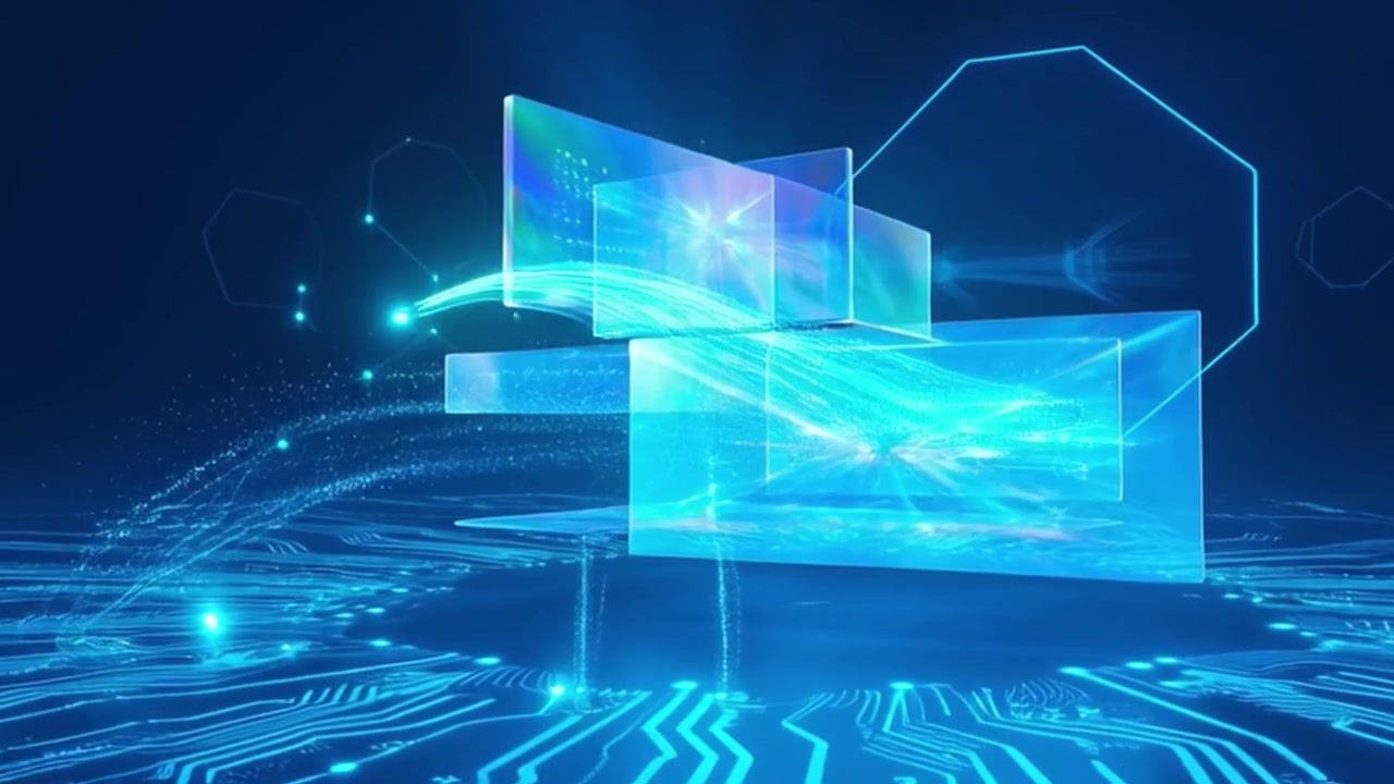 Digital Data Transfer and Network Connectivity Visualization